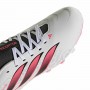 Adidas Predator Club FG/MG J - Branco/Vermelho/Preto